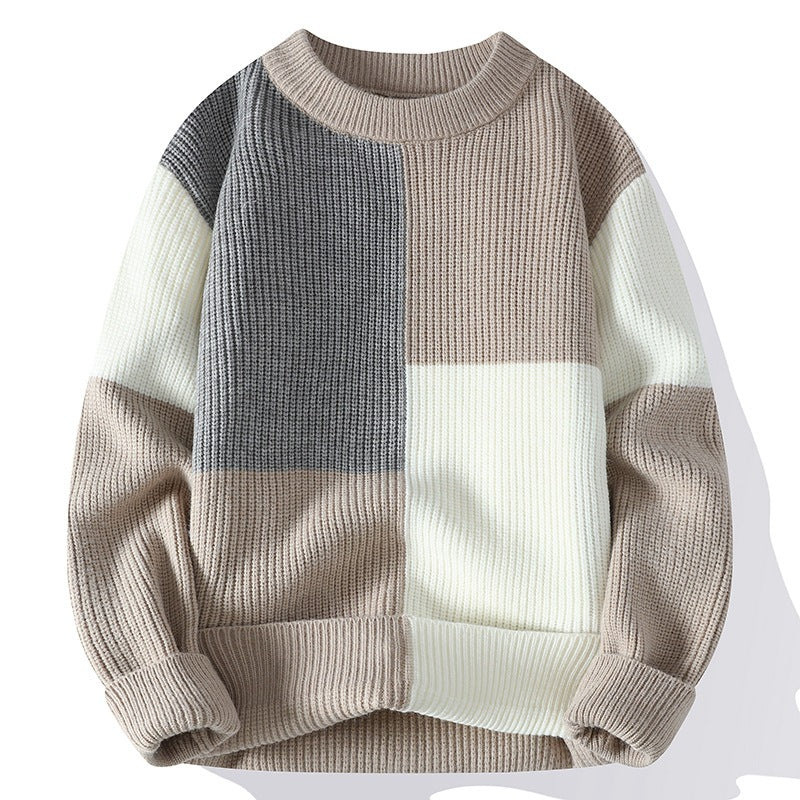 Alvano Chenille 블록 스웨터