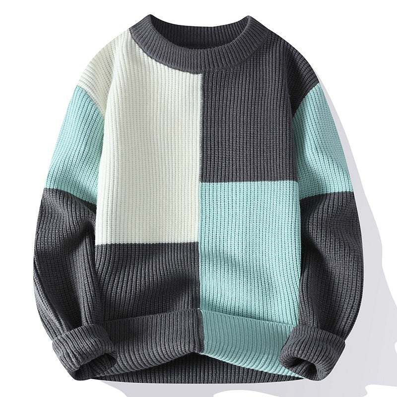 Alvano Chenille 블록 스웨터