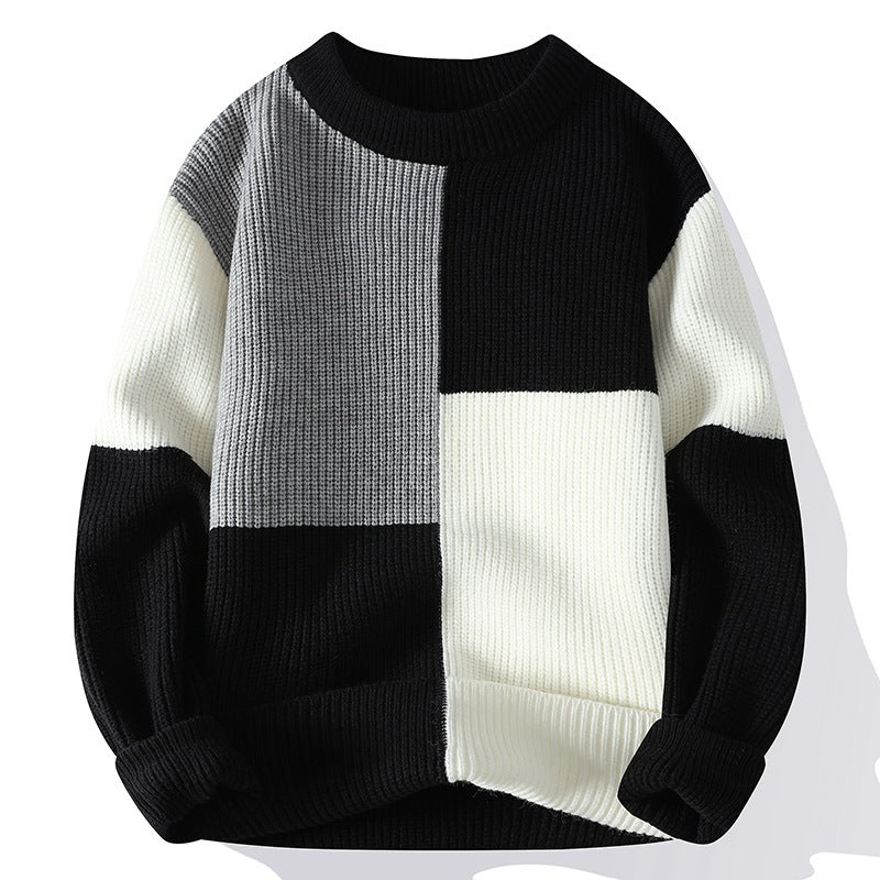 Alvano Chenille 블록 스웨터