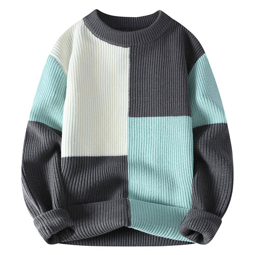 Alvano Chenille 블록 스웨터
