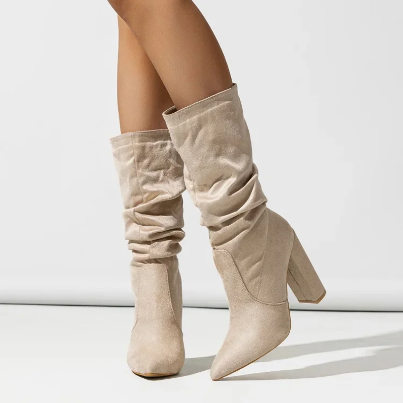 Serena Slouchy 스웨이드 부츠