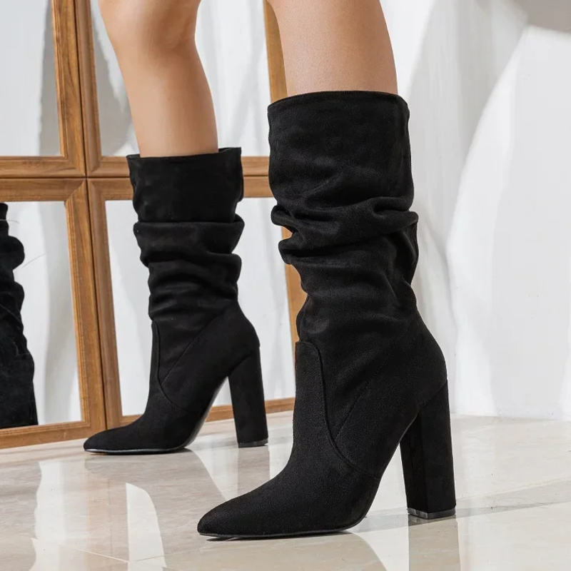 Serena Slouchy 스웨이드 부츠
