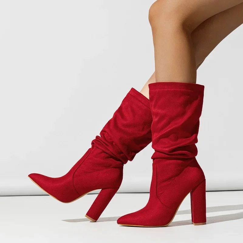 Serena Slouchy 스웨이드 부츠