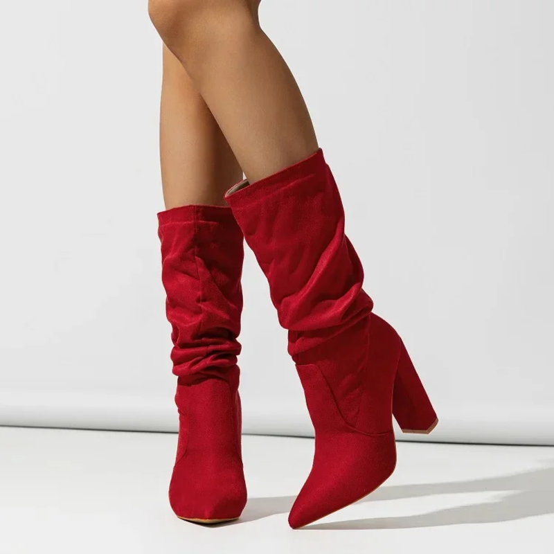 Serena Slouchy 스웨이드 부츠