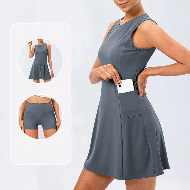 Aloura Athleisure 테니스 드레스