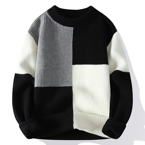 Alvano Chenille 블록 스웨터