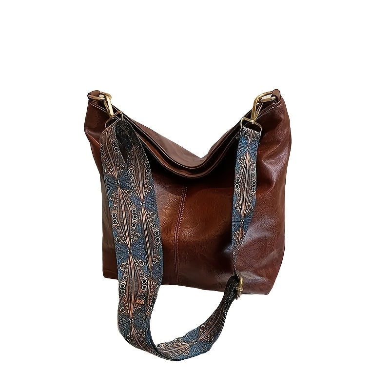 The Sienna Bag in brown, front
